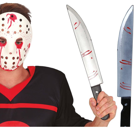 Halloween Nep Machete Met Bloed 45cm van Fiestas Guirca koop je bij Partywinkel