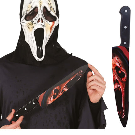 Halloween Nep Mes Bloederig 37cm van Fiestas Guirca koop je bij Partywinkel
