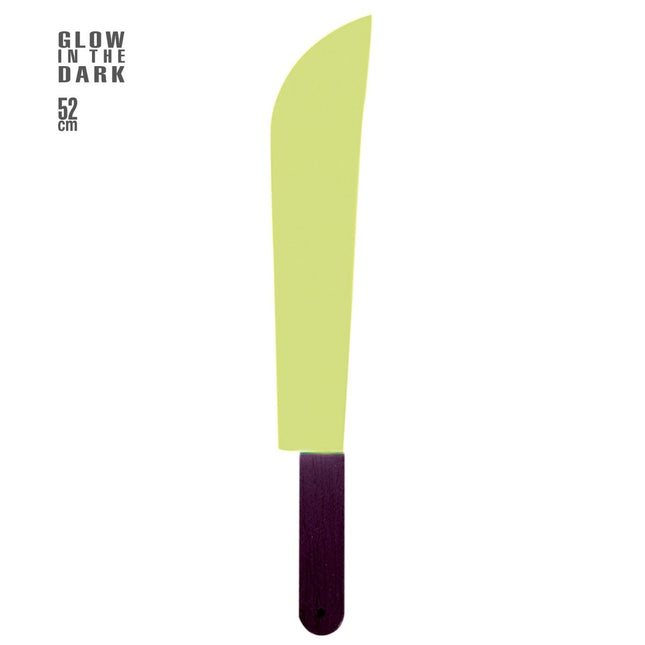 Halloween Nep Mes Machete Glow In The Dark van Widmann koop je bij Partywinkel