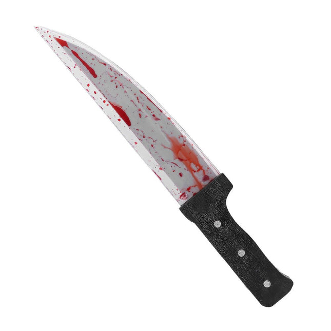 Halloween Nep Mes Met Bloed 39cm van Boland koop je bij Partywinkel