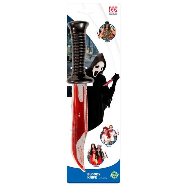 Halloween Nep Mes Met Bloed van Widmann koop je bij Partywinkel