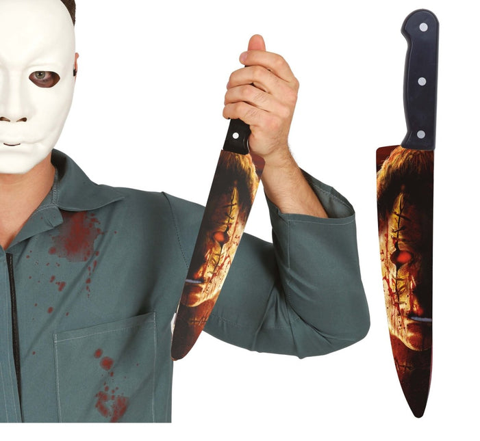 Halloween Nep Mes Serie Killer 37cm van Fiestas Guirca koop je bij Partywinkel