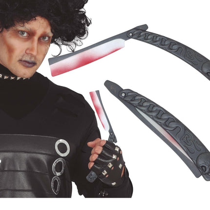 Halloween Nep Scheermes Bloed 30cm van Fiestas Guirca koop je bij Partywinkel