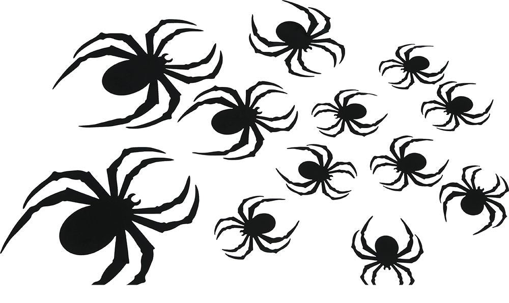 Halloween Muurstickers Nep Spin 12st van Fiestas Guirca koop je bij Partywinkel