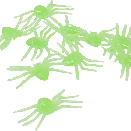 Halloween Nep Spin Fluarescerende 5cm 10st van Fiestas Guirca koop je bij Partywinkel