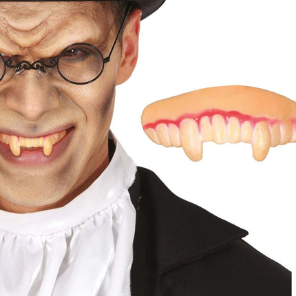 Halloween Nep Tanden Geel Vampier van Fiestas Guirca koop je bij Partywinkel
