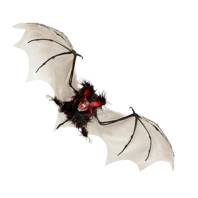 Halloween Nep Vleermuis Met Licht 89cm van Widmann koop je bij Partywinkel