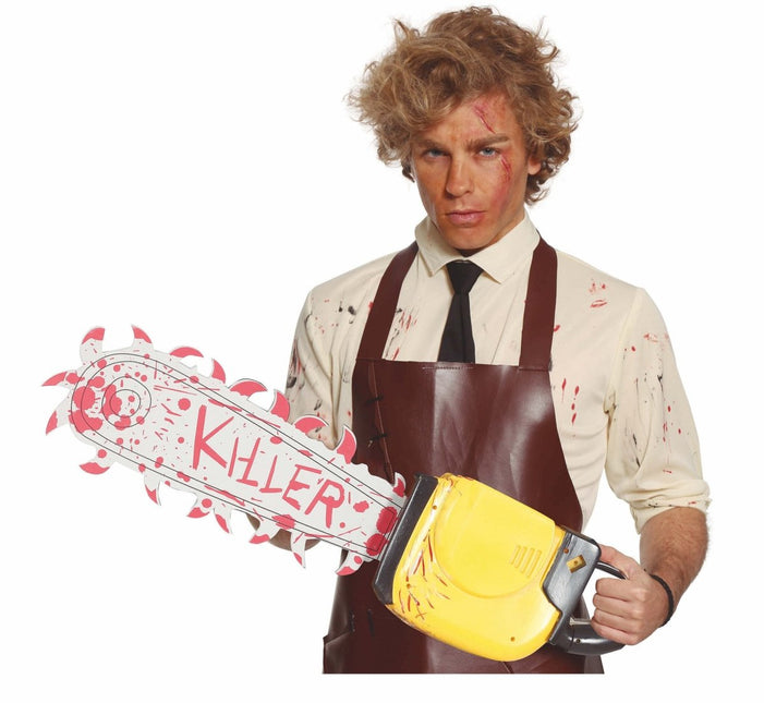 Halloween Nep Zaag Killer van Fiestas Guirca koop je bij Partywinkel