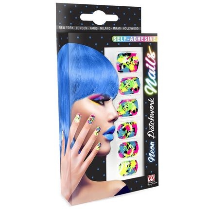 Halloween Nepnagels Gekleurd van Widmann koop je bij Partywinkel