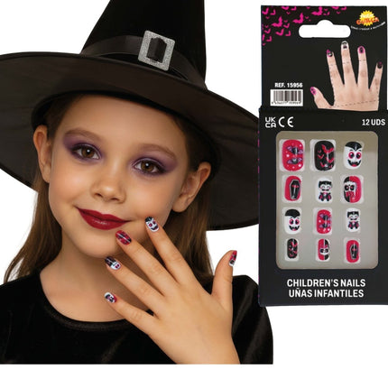 Halloween Nepnagels Kind Vampier van Fiestas Guirca koop je bij Partywinkel