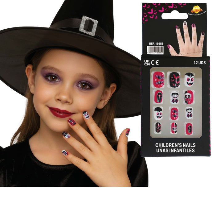 Halloween Nepnagels Kind Vampier van Fiestas Guirca koop je bij Partywinkel