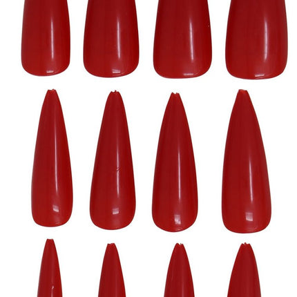 Halloween Nepnagels Rood Punt van Fiestas Guirca koop je bij Partywinkel