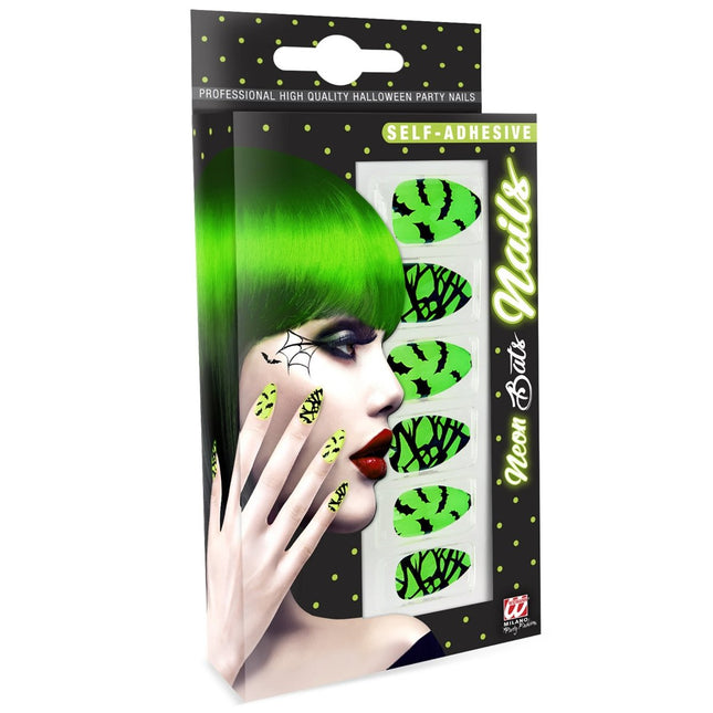 Halloween Nepnagels Vleermuis van Widmann koop je bij Partywinkel