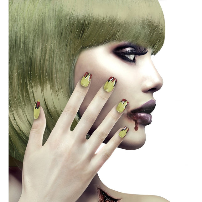 Halloween Nepnagels Zombie van Widmann koop je bij Partywinkel
