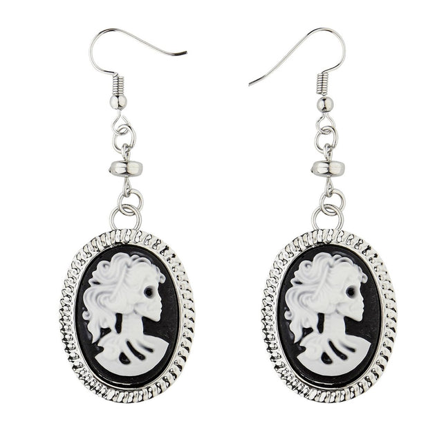 Halloween Oorbellen Schedel van Widmann koop je bij Partywinkel