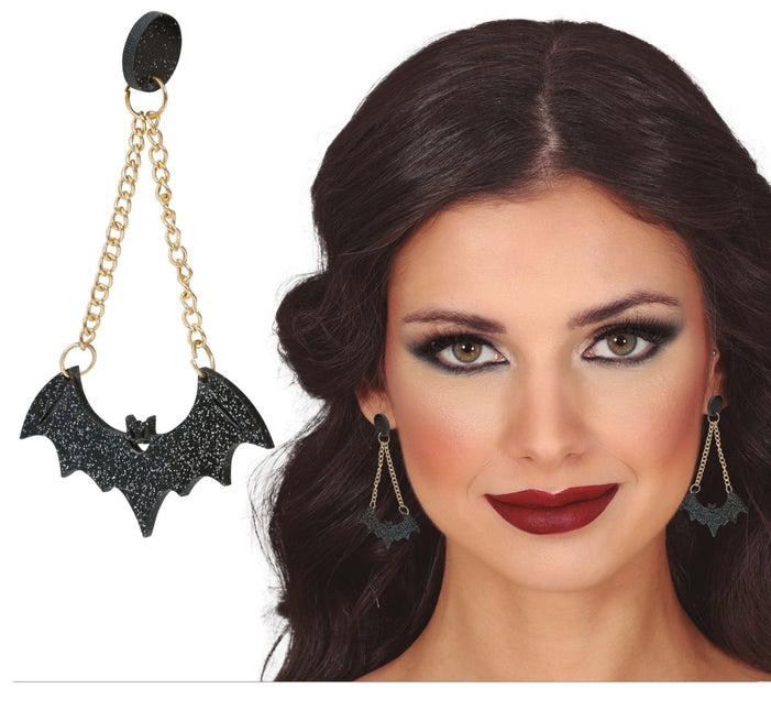 Halloween Oorbellen Vleermuis van Fiestas Guirca koop je bij Partywinkel