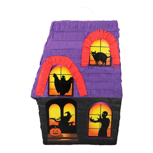 Halloween Pinata Spookhuis 45cm van Boland koop je bij Partywinkel