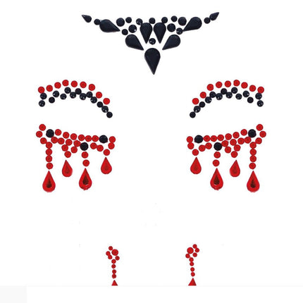 Halloween Plak Diamantjes Vampier van Fiestas Guirca koop je bij Partywinkel