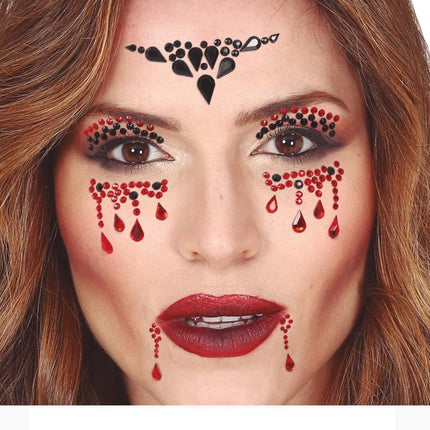 Halloween Plak Diamantjes Vampier van Fiestas Guirca koop je bij Partywinkel