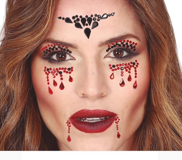 Halloween Plak Diamantjes Vampier van Fiestas Guirca koop je bij Partywinkel