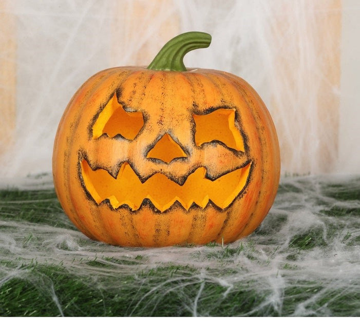 Halloween Pompoen 20cm van Fiestas Guirca koop je bij Partywinkel