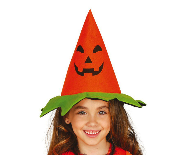 Halloween Pompoen Hoed Kind van Fiestas Guirca koop je bij Partywinkel