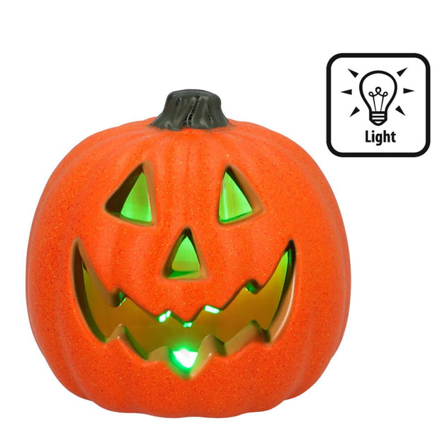 Halloween Pompoen Oranje 20cm van Boland koop je bij Partywinkel