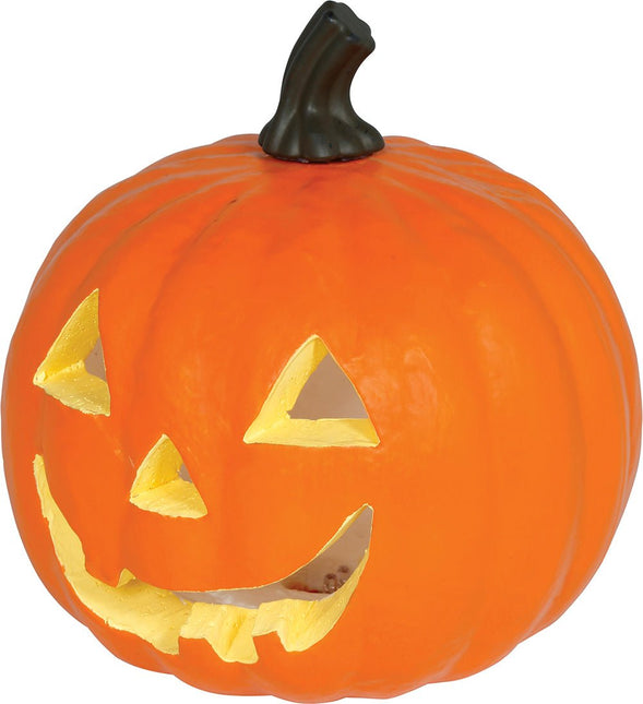 Halloween Pompoen Oranje Foam Met Licht 28cm van Fiestas Guirca koop je bij Partywinkel