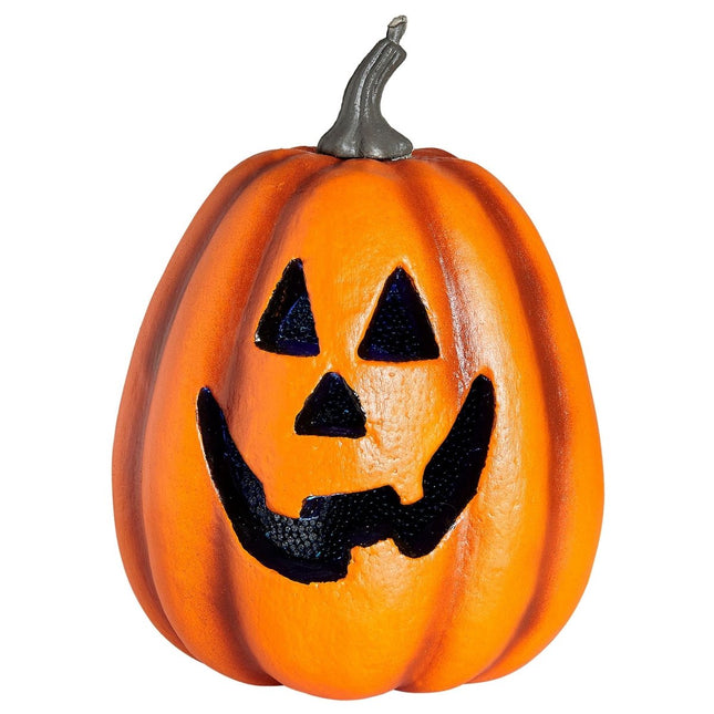 Halloween Pompoen Oranje Met Licht 23cm van Widmann koop je bij Partywinkel