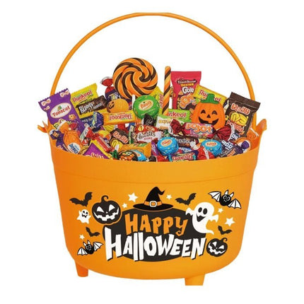 Halloween Pompoen Oranje Snoep Ketel van Fiestas Guirca koop je bij Partywinkel