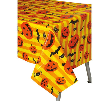 Halloween Pompoen Tafelkleed 2,74m van Fiestas Guirca koop je bij Partywinkel