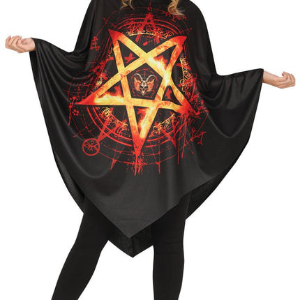 Halloween Poncho Dames Diabolic van Fiestas Guirca koop je bij Partywinkel