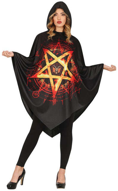 Halloween Poncho Dames Diabolic van Fiestas Guirca koop je bij Partywinkel