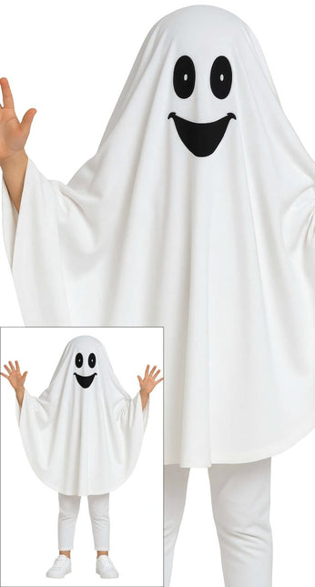 Halloween Poncho Kind Blije Spook van Fiestas Guirca koop je bij Partywinkel