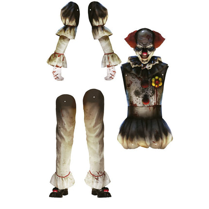 Halloween Pop Clown 1,8m van Fiestas Guirca koop je bij Partywinkel
