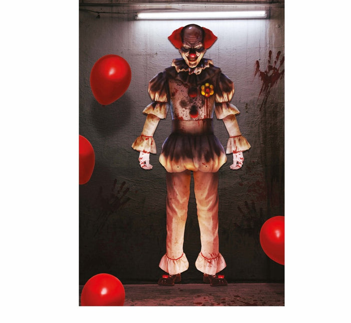 Halloween Pop Clown 1,8m van Fiestas Guirca koop je bij Partywinkel