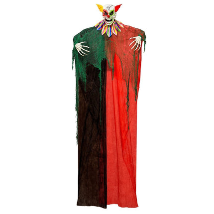 Halloween Pop Clown Met Licht En Geluid 2,4m van Widmann koop je bij Partywinkel