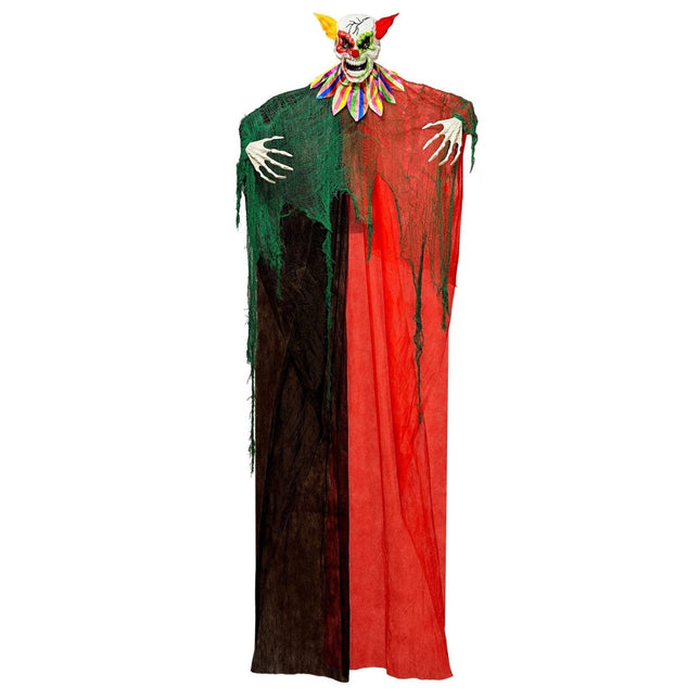 Halloween Pop Clown Met Licht En Geluid 2,4m van Widmann koop je bij Partywinkel
