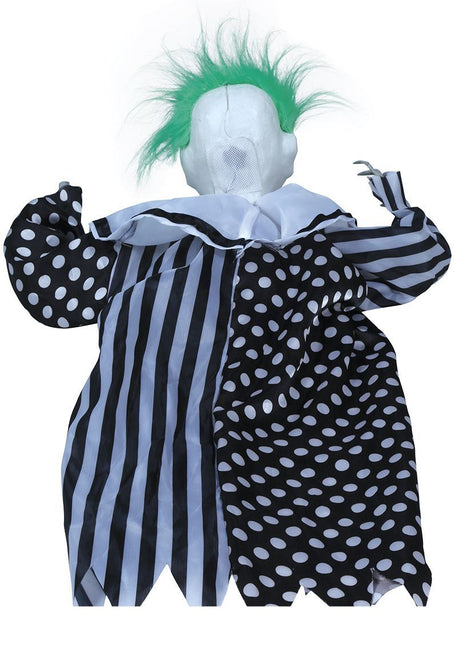 Halloween Pop Clown Met Licht En Geluid 65cm van Fiestas Guirca koop je bij Partywinkel