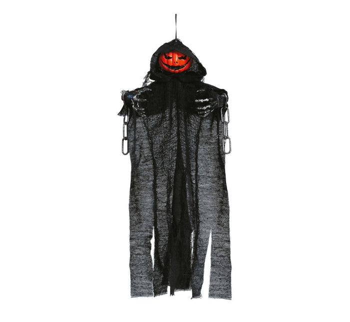 Halloween Pop Pompoen Met Cape 50cm van Fiestas Guirca koop je bij Partywinkel