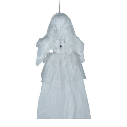 Halloween Pop Skelet Bruid Met Licht En Geluid 90cm van Fiestas Guirca koop je bij Partywinkel