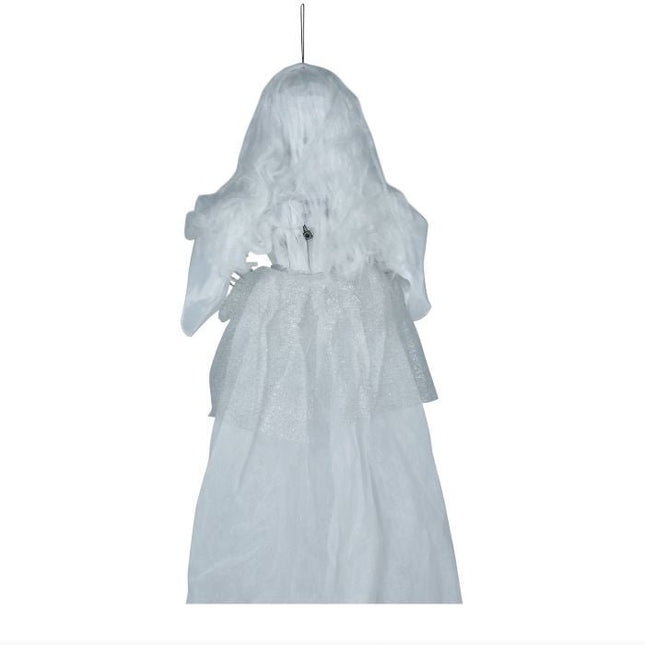 Halloween Pop Skelet Bruid Met Licht En Geluid 90cm van Fiestas Guirca koop je bij Partywinkel