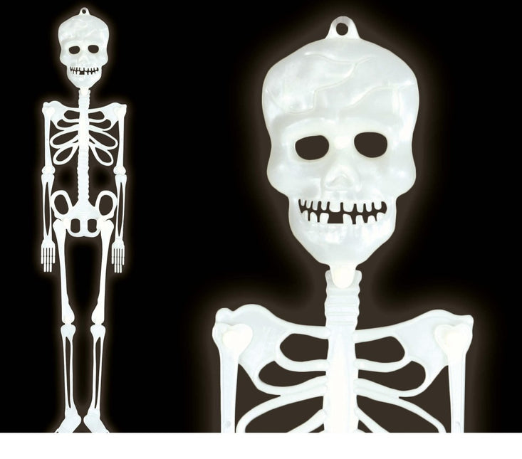 Halloween Pop Skelet Glow In The Dark 75cm van Fiestas Guirca koop je bij Partywinkel