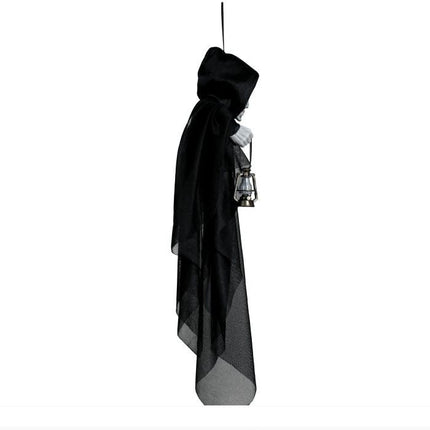 Halloween Pop Skelet Met Lantaarn 50cm van Fiestas Guirca koop je bij Partywinkel