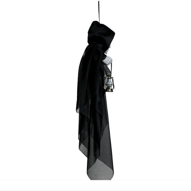 Halloween Pop Skelet Met Lantaarn 50cm van Fiestas Guirca koop je bij Partywinkel