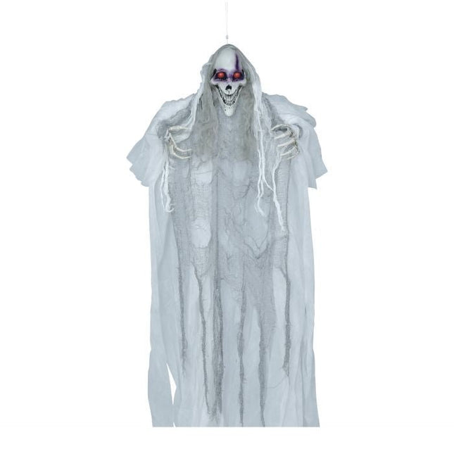 Halloween Pop Skelet Met Licht, Geluid En Beweging 1,2m van Fiestas Guirca koop je bij Partywinkel