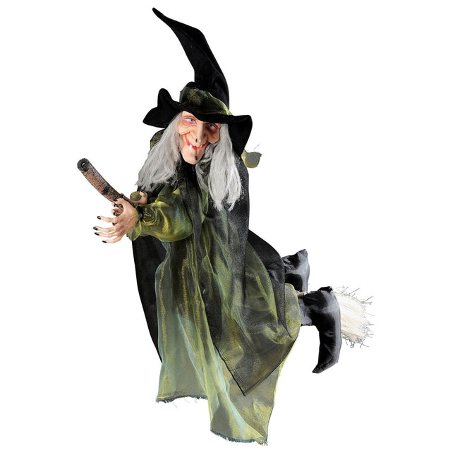 Halloween Pop Vliegende Heks 1m van Widmann koop je bij Partywinkel