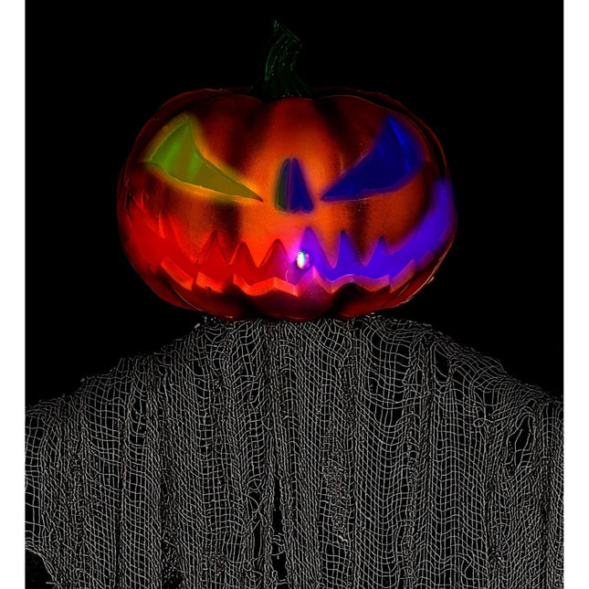 Halloween Pop Vogelverschrikker Met Knipperende Ogen 1,52m van Widmann koop je bij Partywinkel