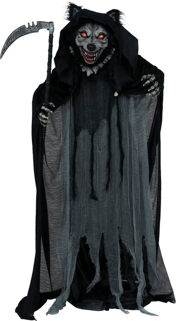 Halloween Pop Weerwolf Met Licht, Geluid En Beweging 1,75m van Fiestas Guirca koop je bij Partywinkel