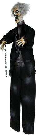 Halloween Pop Zombie Met Licht, Geluid En Beweging 1,7m van Fiestas Guirca koop je bij Partywinkel